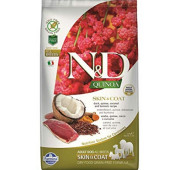 N&D DOG QUINOA SKIN&COAT ADULT MED/MAXI ADULT - с патешко, киноа и кокос 